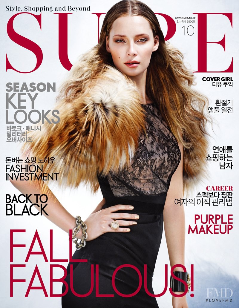 Tiiu Kuik featured on the Sure cover from October 2012