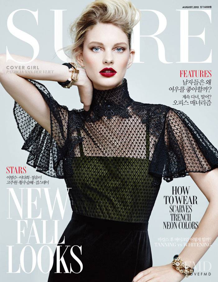 Patricia van der Vliet featured on the Sure cover from August 2013