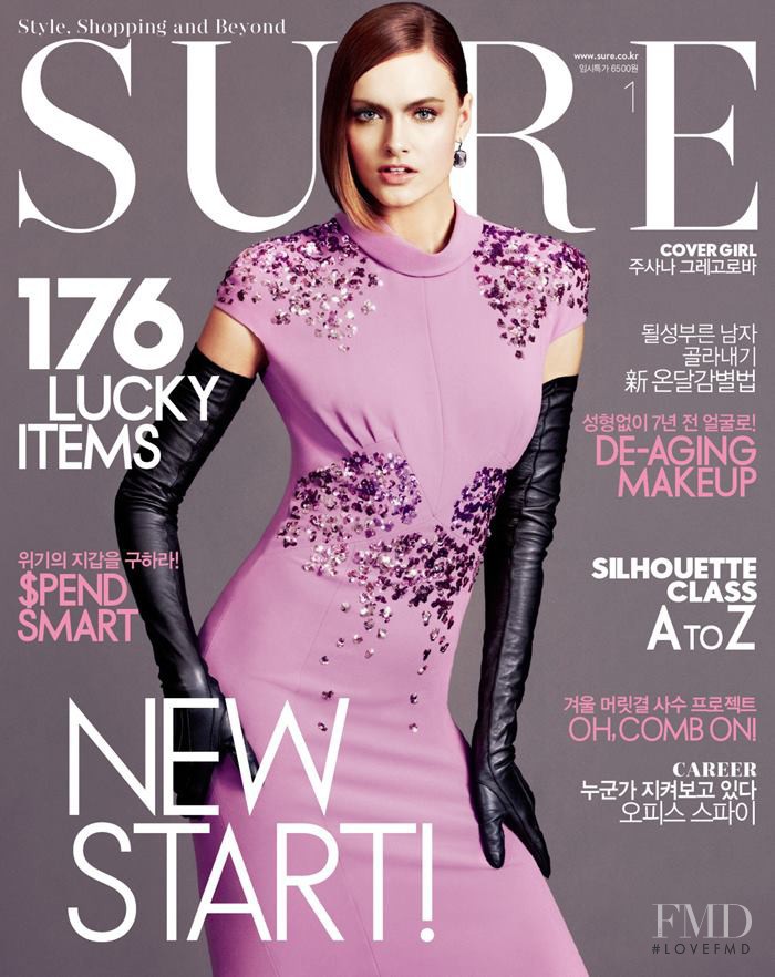 Zuzana Gregorova featured on the Sure cover from January 2013