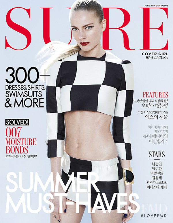 Ieva Laguna featured on the Sure cover from June 2013