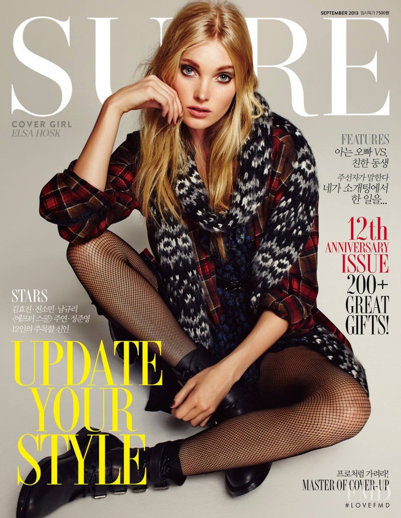 Elsa Hosk featured on the Sure cover from September 2013
