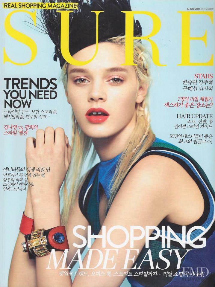 Leila Goldkuhl featured on the Sure cover from April 2014