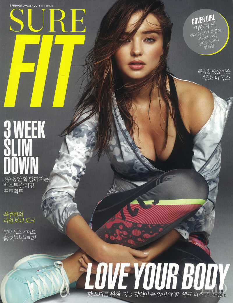 Miranda Kerr featured on the Sure cover from February 2014