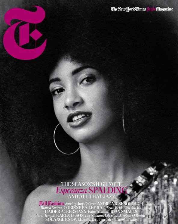Esperanza Spalding featured on the T Style cover from September 2011