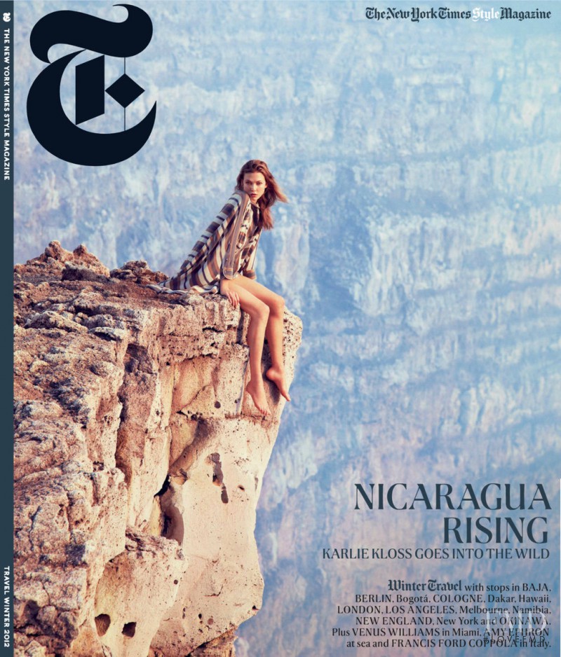 Karlie Kloss featured on the T Style cover from November 2012