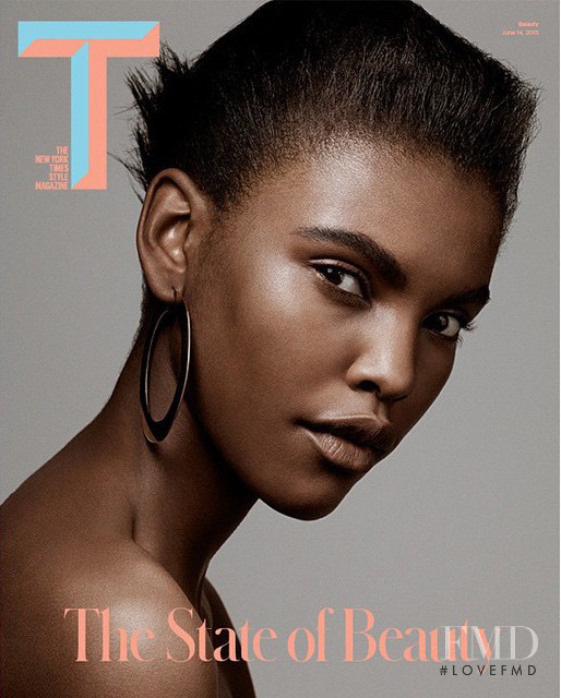 Amilna Estevão featured on the T Style cover from June 2015