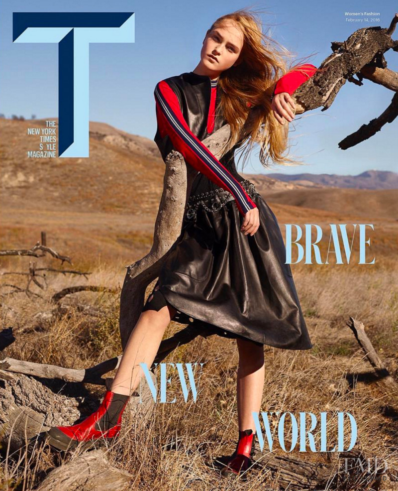 Jean Campbell featured on the T Style cover from February 2016