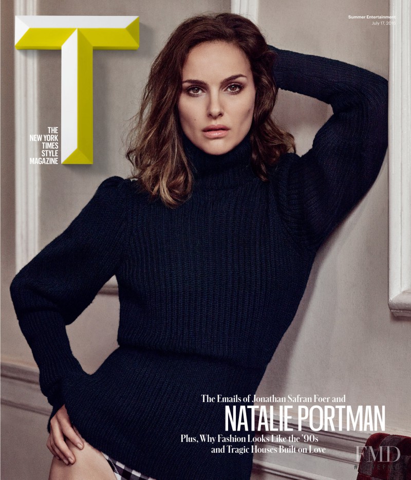 Natalie Portman featured on the T Style cover from July 2016