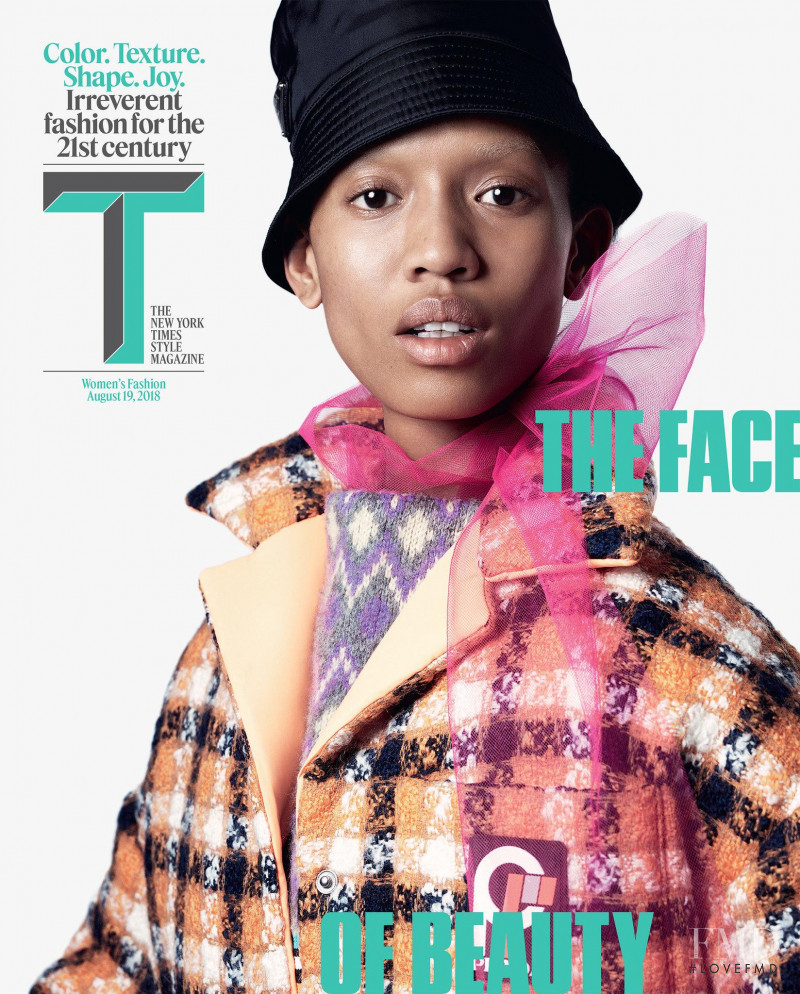 Adesuwa Aighewi featured on the T Style cover from August 2018