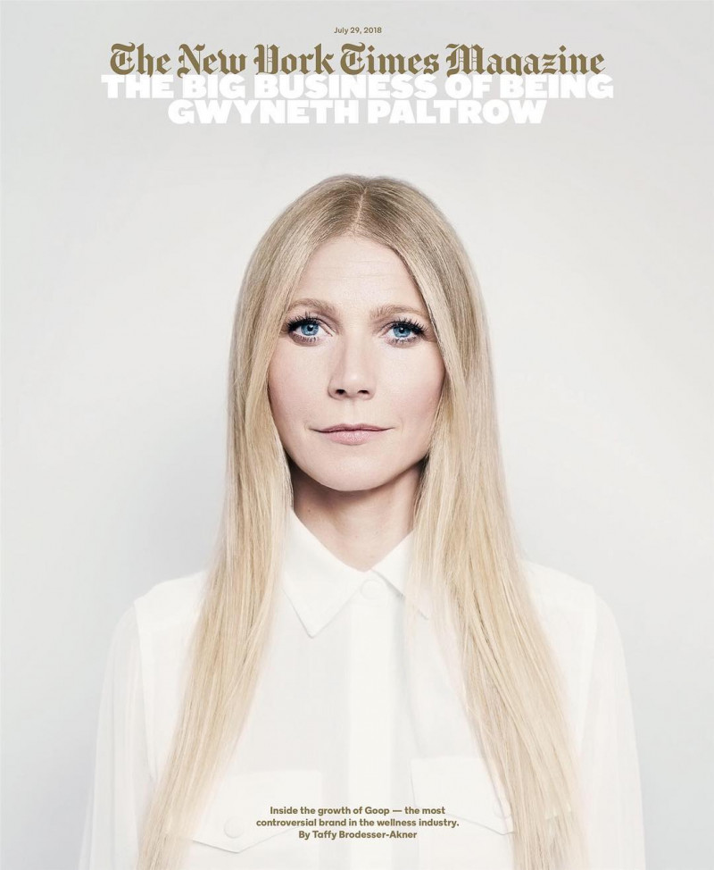 Gwyneth Paltrow featured on the T Style cover from July 2018