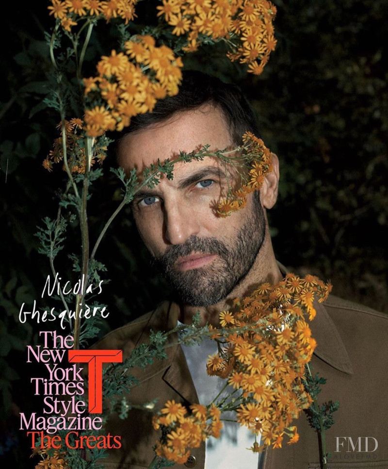 Nicolas Ghesquiere featured on the T Style cover from November 2019