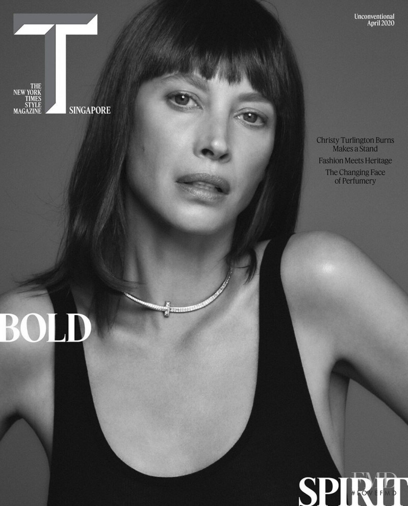 Christy Turlington featured on the T Style cover from April 2020