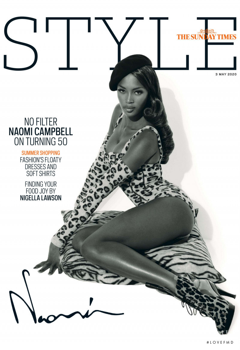 Naomi Campbell featured on the T Style cover from May 2020