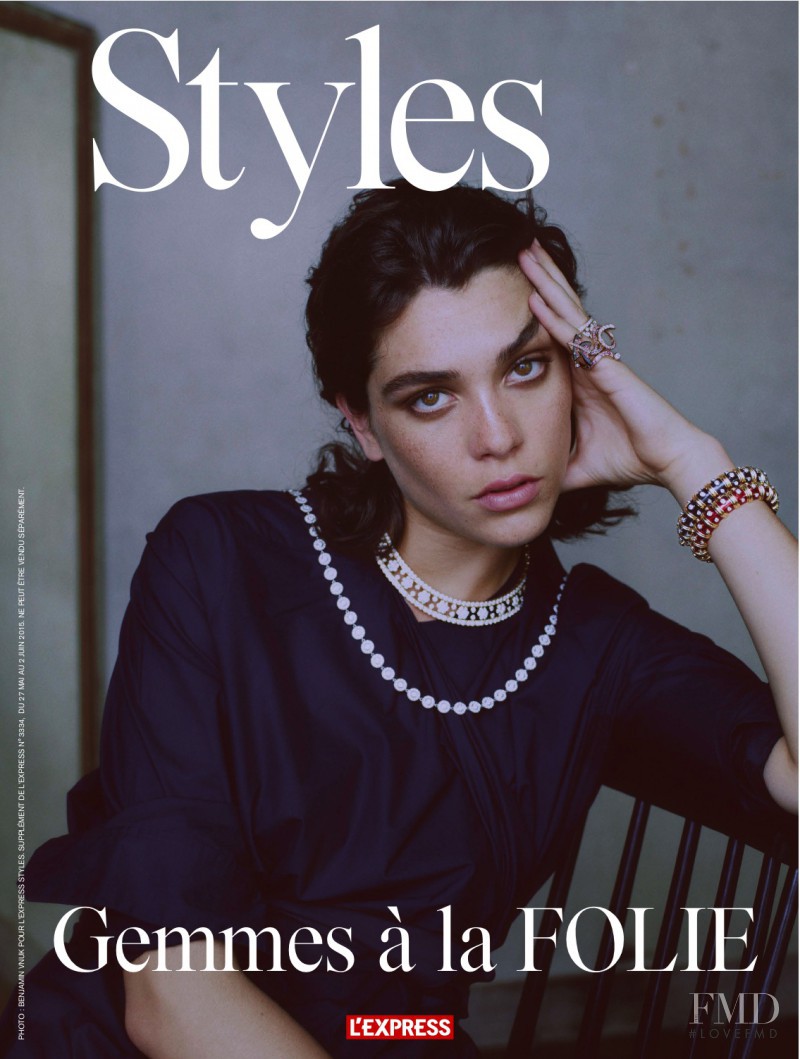 Steffy Argelich featured on the L\'Express Styles cover from June 2015