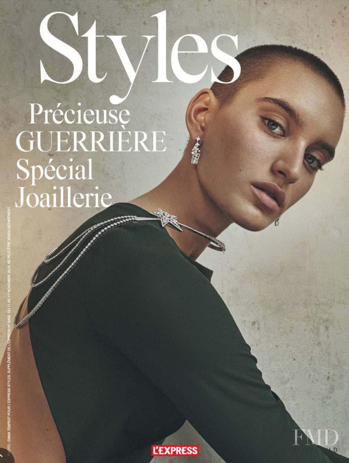 Soekie Gravenhorst featured on the L\'Express Styles cover from November 2015