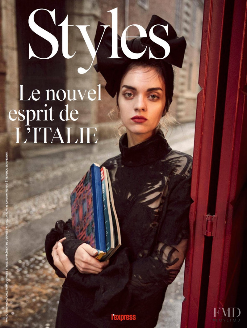 Magda Laguinge featured on the L\'Express Styles cover from June 2016
