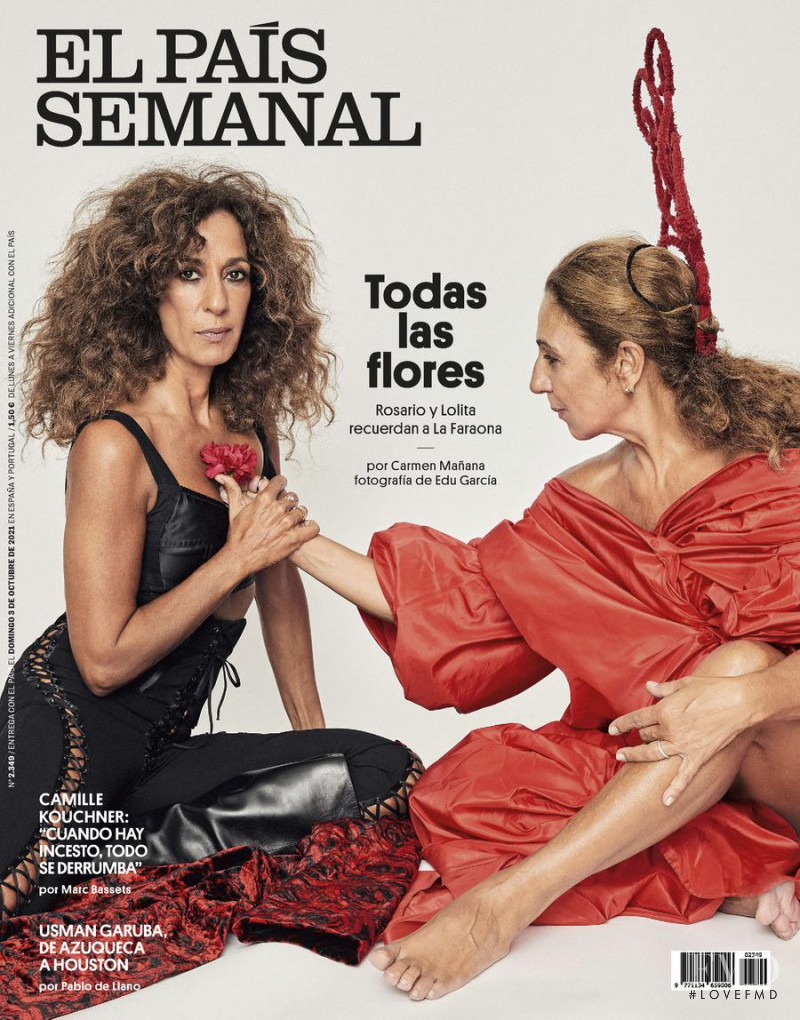 Rosario, Lolita Flores featured on the El País Semanal cover from October 2021