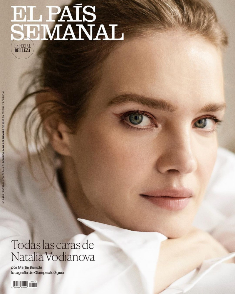 Natalia Vodianova featured on the El País Semanal cover from September 2023