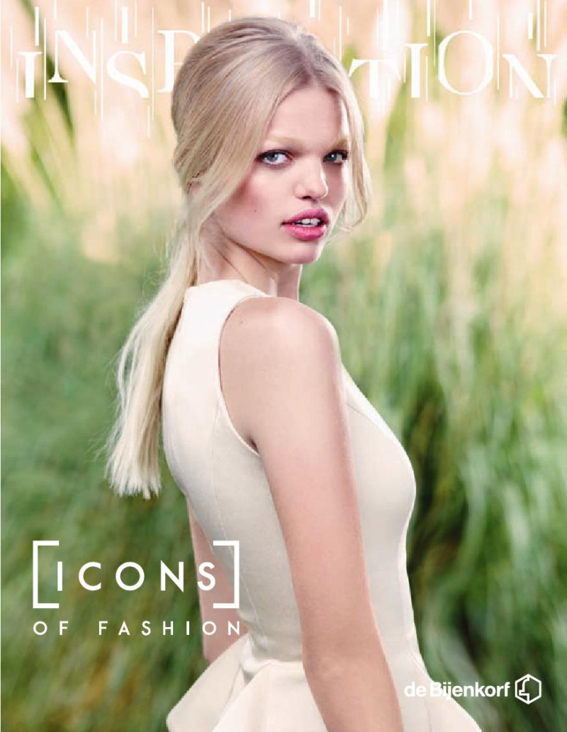 Daphne Groeneveld featured on the de Bijenkorf Magazine cover from February 2015