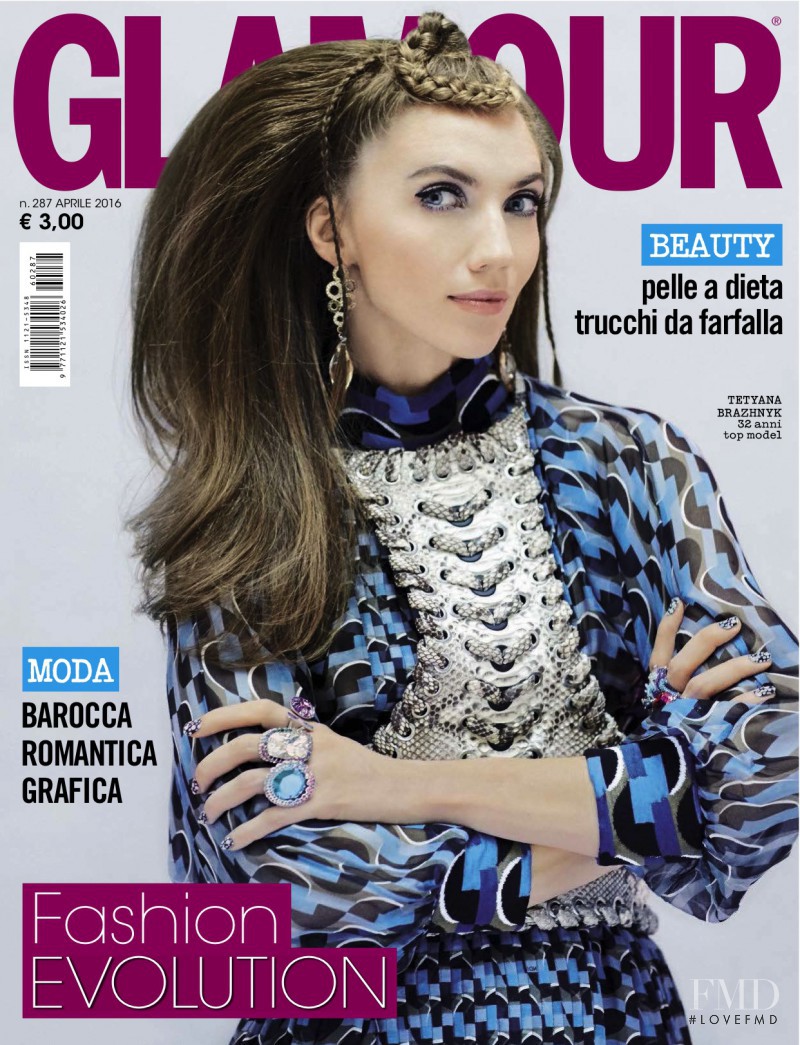  featured on the Glamour Italy cover from April 2016