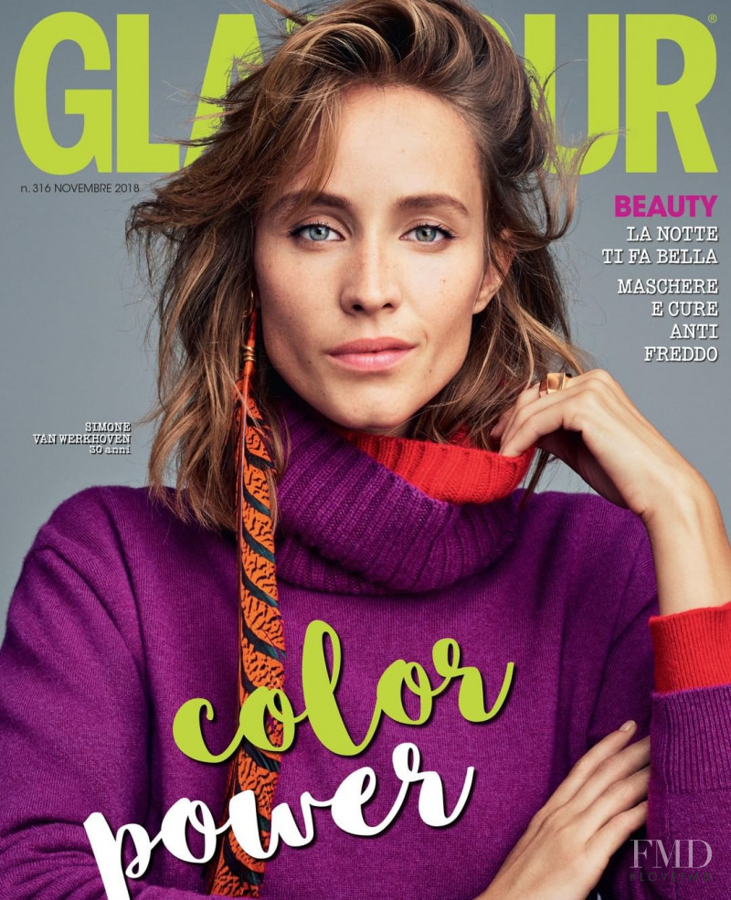  featured on the Glamour Italy cover from November 2018