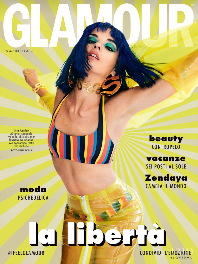 featured on the Glamour Italy cover from July 2019