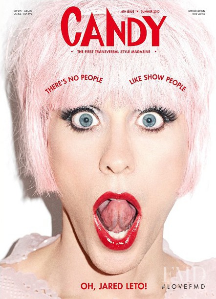 Jared Leto featured on the Candy cover from June 2013