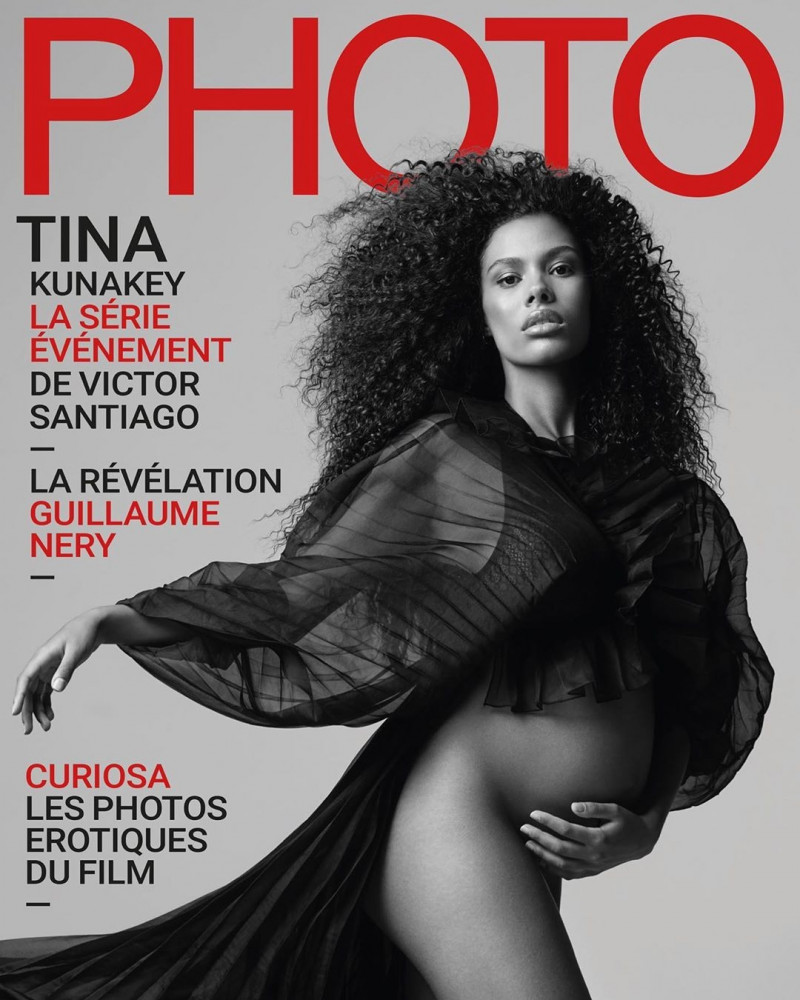Tina Kunakey di Vita featured on the Photo France cover from April 2019
