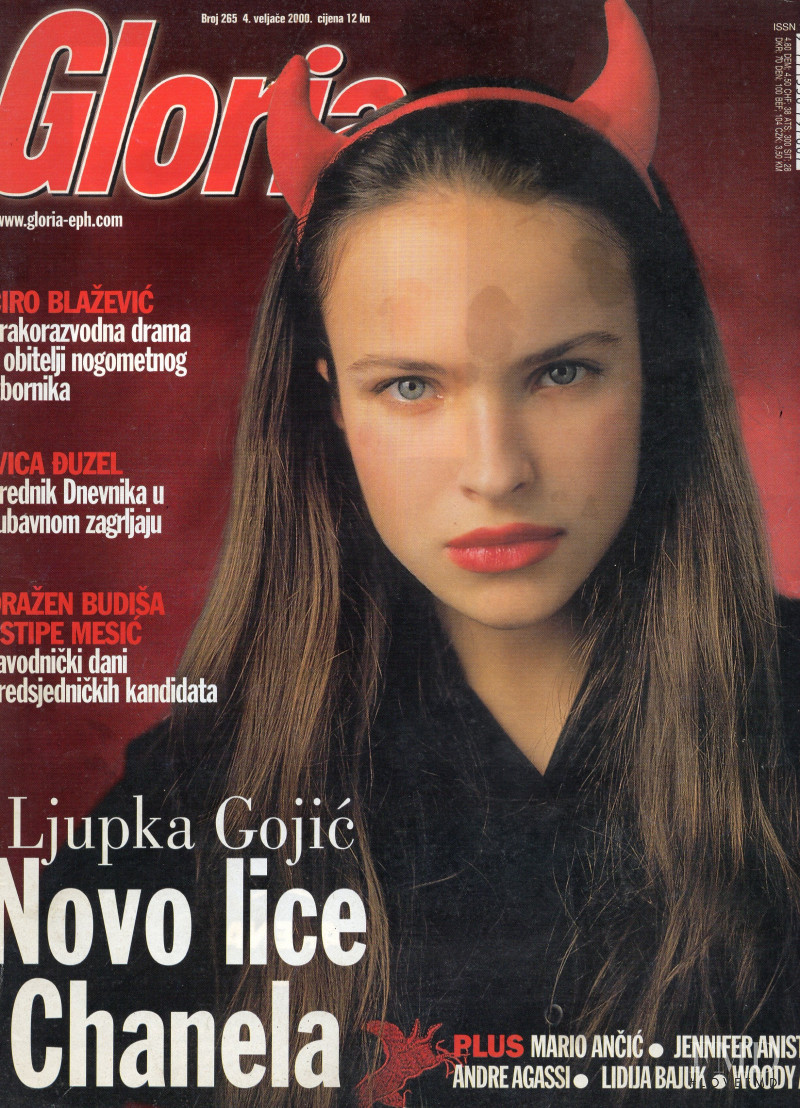 Ljupka Gojic featured on the Gloria Croatia cover from February 2000