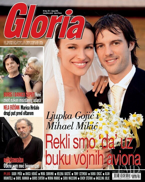 Ljupka Gojic featured on the Gloria Croatia cover from June 2006