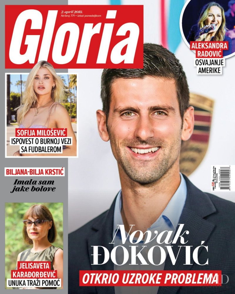 Sofija Milosevic featured on the Gloria Serbia cover from April 2018