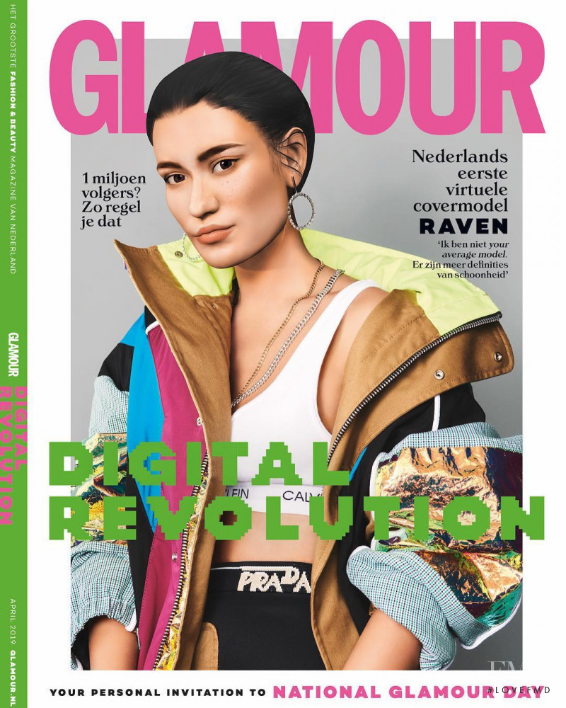  featured on the Glamour Netherlands cover from April 2019