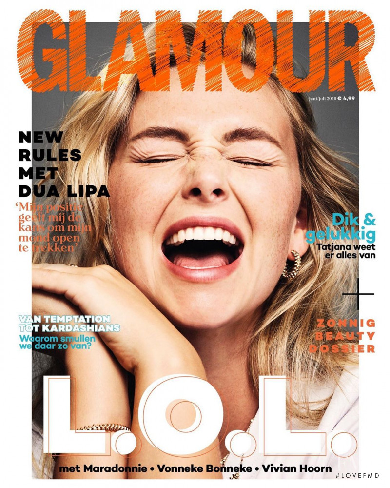  featured on the Glamour Netherlands cover from June 2019