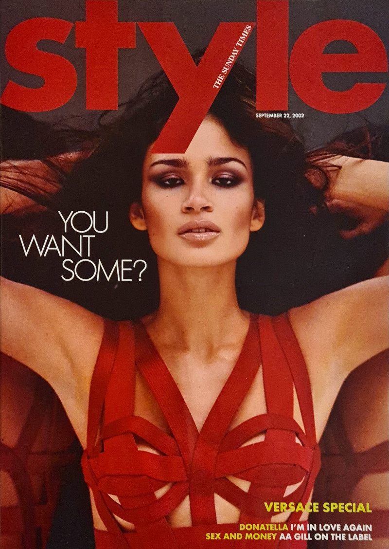 Caroline Ribeiro featured on the The Sunday Times Style cover from September 2002