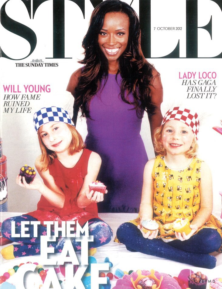 Lorraine Pascale featured on the The Sunday Times Style cover from October 2012