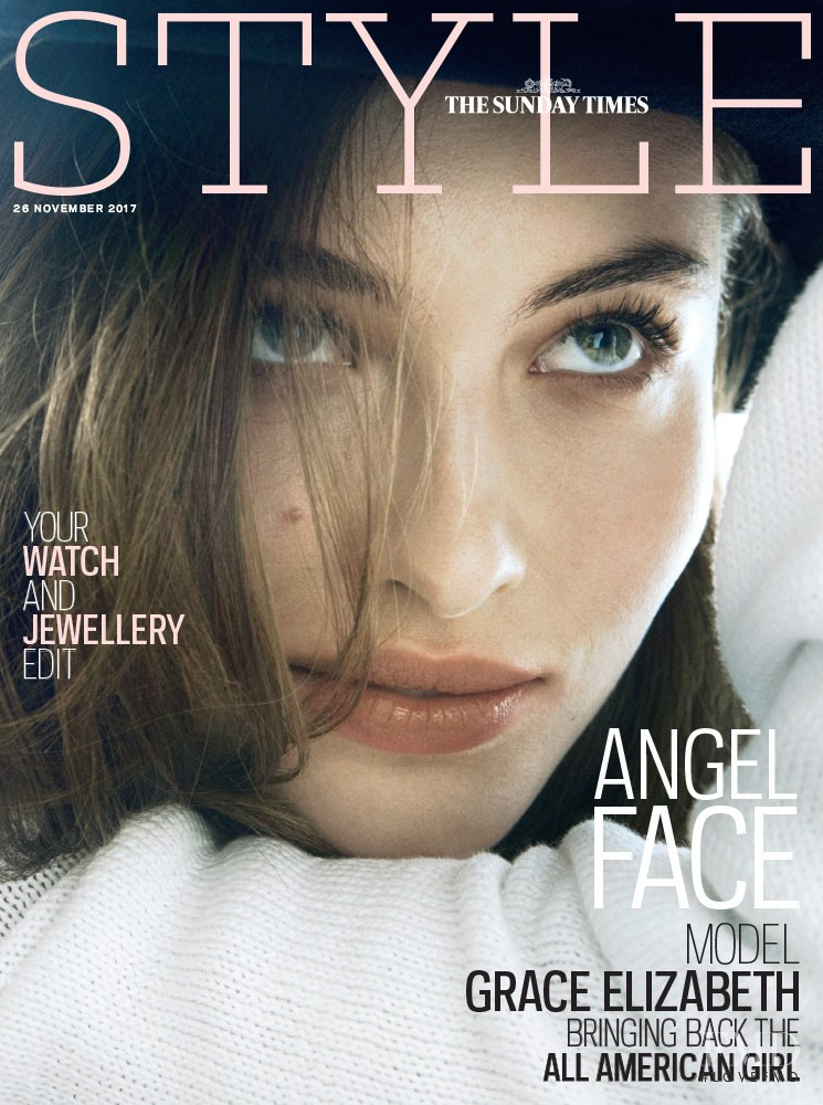 Grace Elizabeth featured on the The Sunday Times Style cover from November 2017