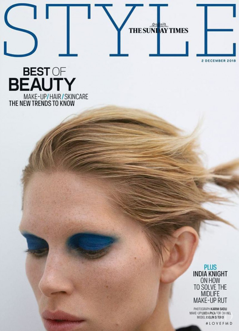 Iselin Steiro featured on the The Sunday Times Style cover from December 2018