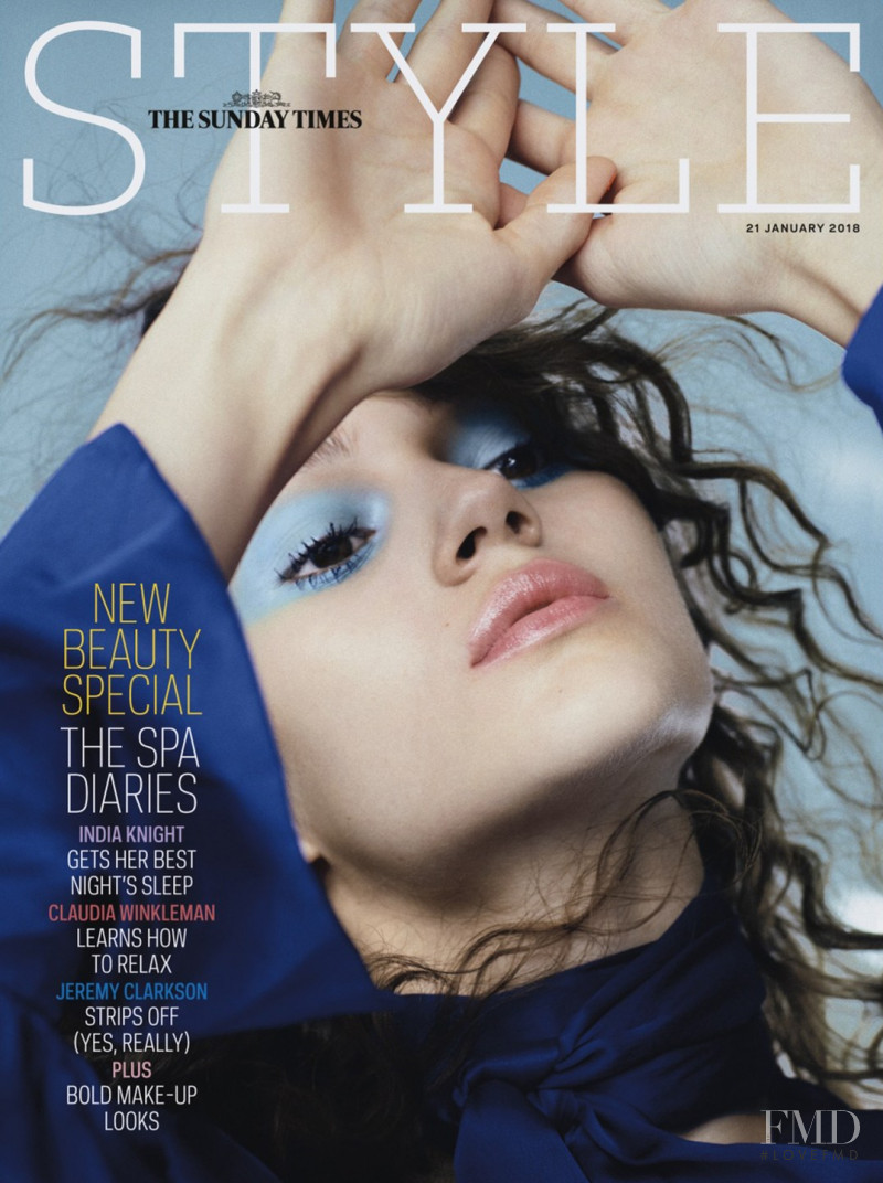 Michelle Gutknecht featured on the The Sunday Times Style cover from January 2018