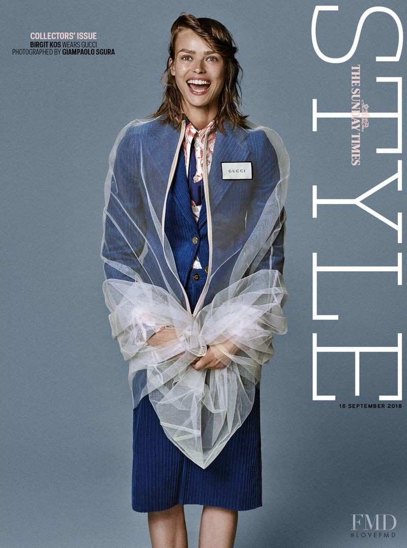 Birgit Kos featured on the The Sunday Times Style cover from September 2018