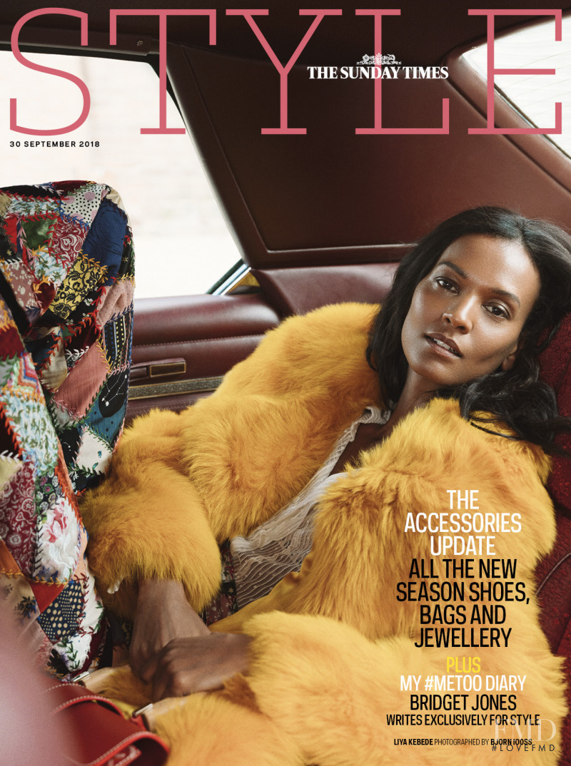 Liya Kebede featured on the The Sunday Times Style cover from September 2018