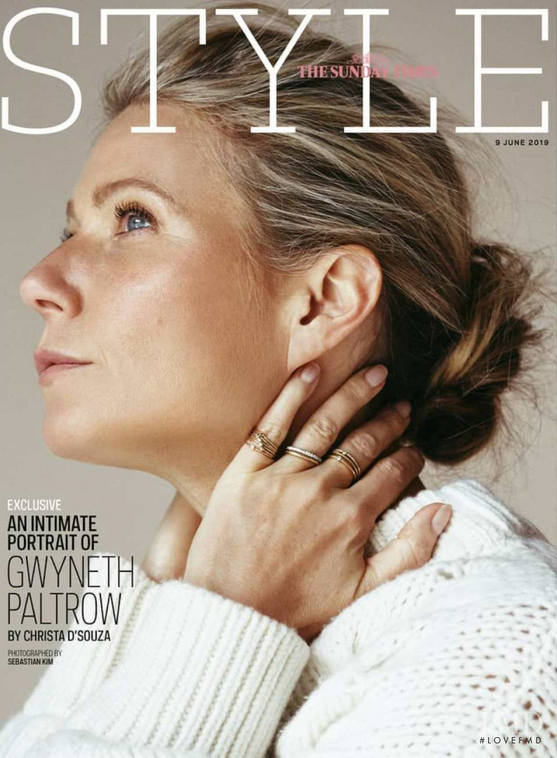Gwyneth Paltrow featured on the The Sunday Times Style cover from June 2019
