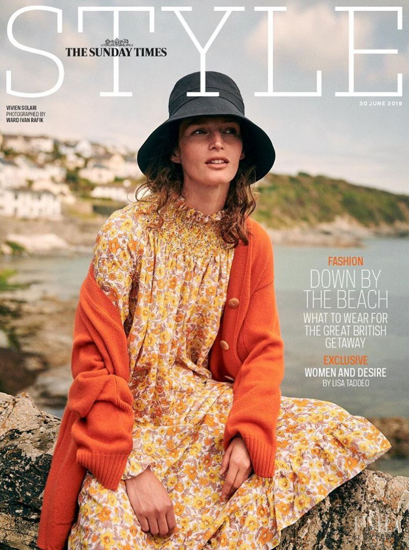 Vivien Solari featured on the The Sunday Times Style cover from June 2019