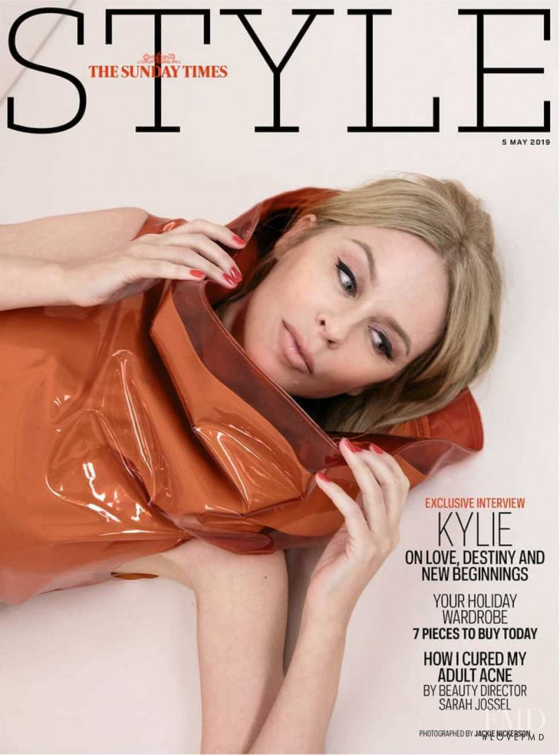 Kylie Minogue featured on the The Sunday Times Style cover from May 2019