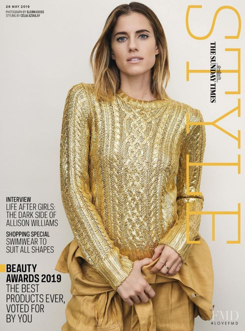 Allison Williams featured on the The Sunday Times Style cover from May 2019