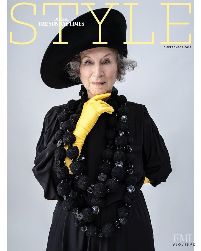 Margaret Atwood featured on the The Sunday Times Style cover from September 2019
