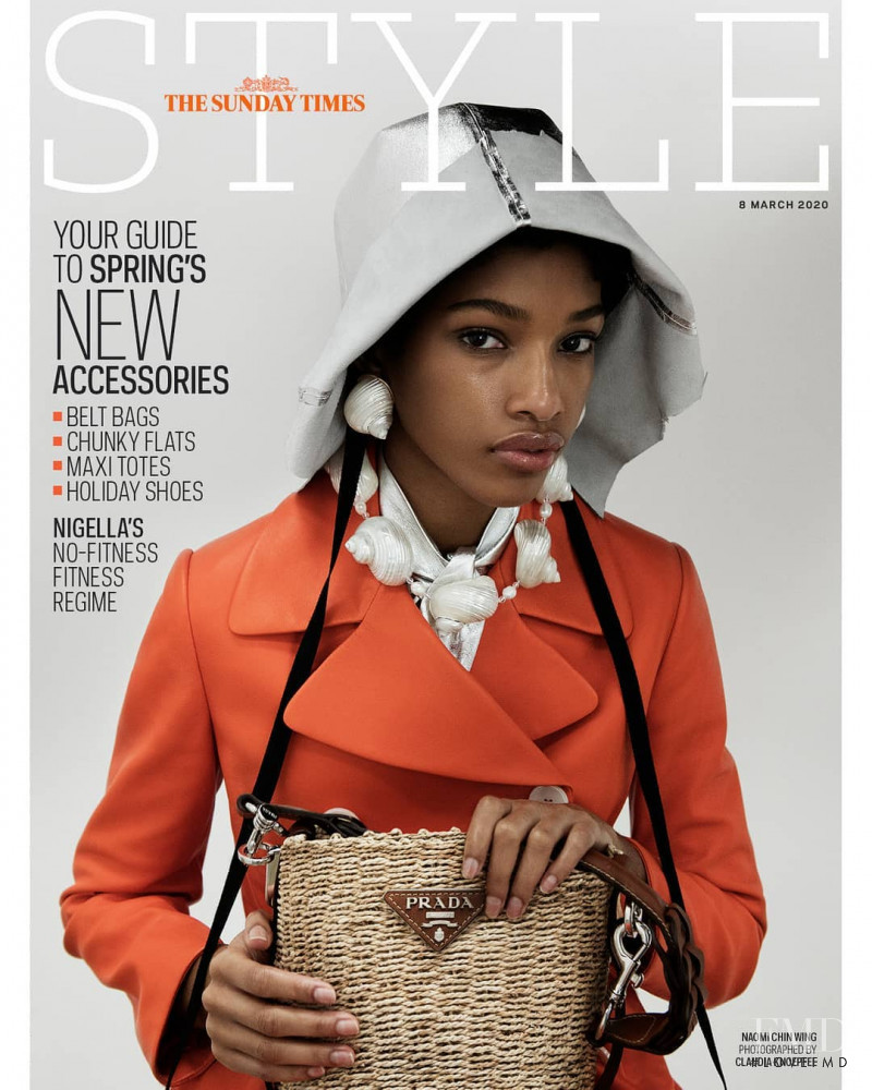 Naomi Chin Wing featured on the The Sunday Times Style cover from March 2020