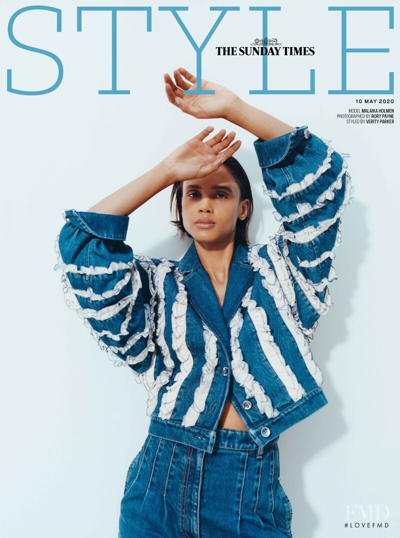 Malaika Holmen featured on the The Sunday Times Style cover from May 2020