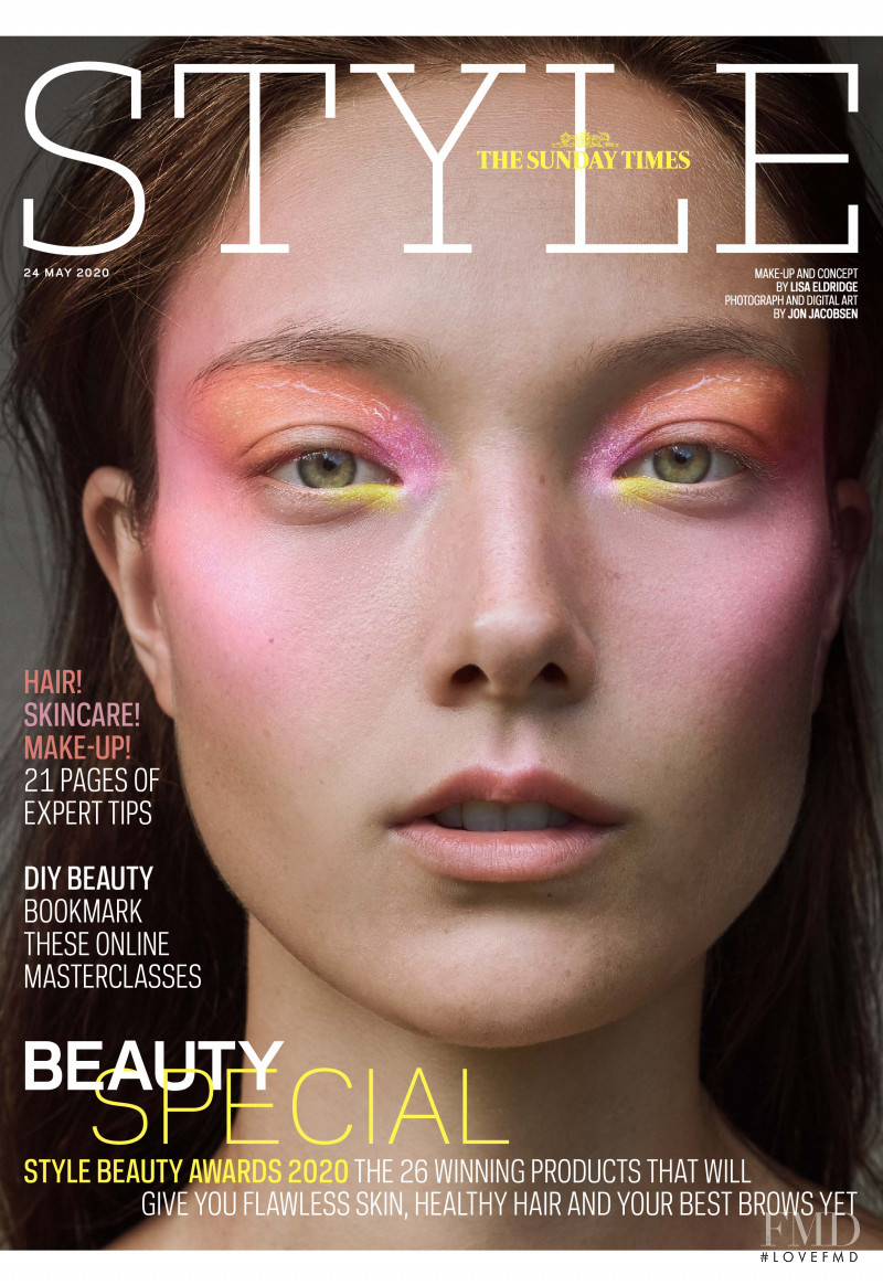 Yumi Lambert featured on the The Sunday Times Style cover from May 2020