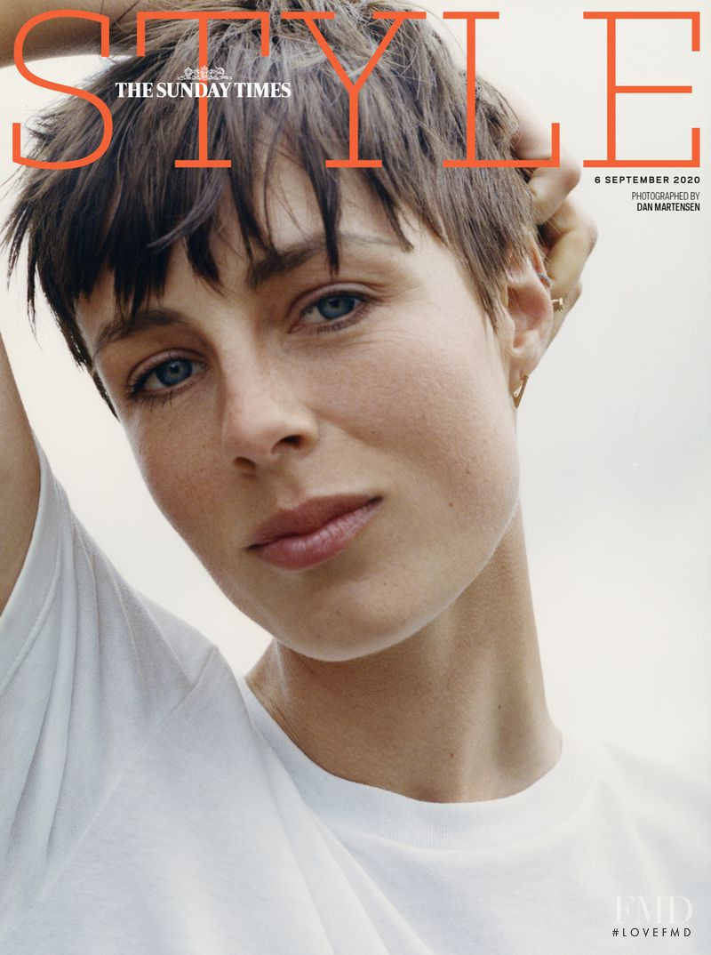 Edie Campbell featured on the The Sunday Times Style cover from September 2020