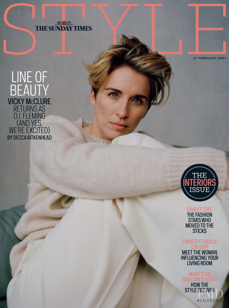 Vicky McClure featured on the The Sunday Times Style cover from February 2021